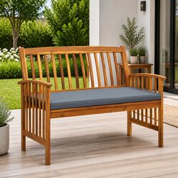 Perfect Bench for Your Garden or Patio - 119 cm Acacia