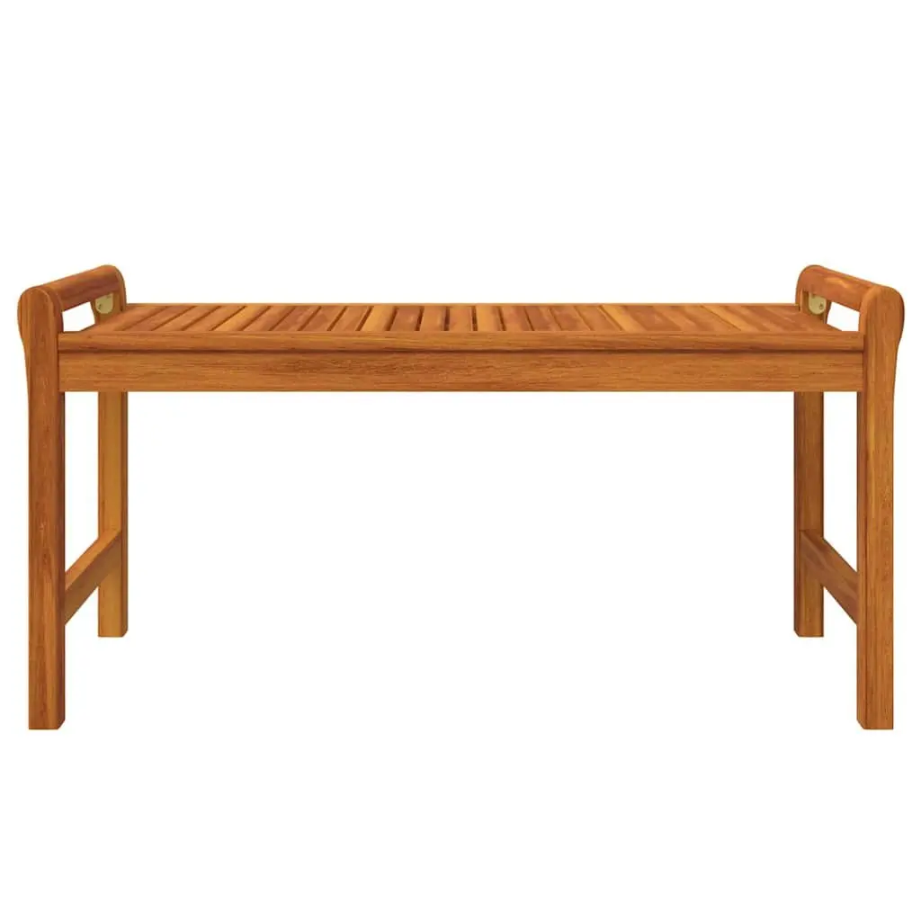 Coffee Table 100x50x50 cm Solid Acacia Wood Slatted Design Side Accent Living