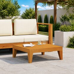 Versatile Solid Acacia Wood Garden Table for Any Setting