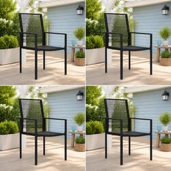 Practical Black Rattan Chairs for Garden and Patio Use
