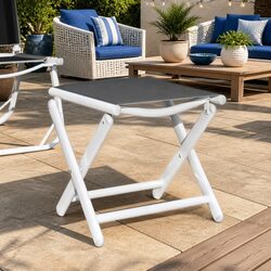 Practical Folding Footrest for Patios and Gardens