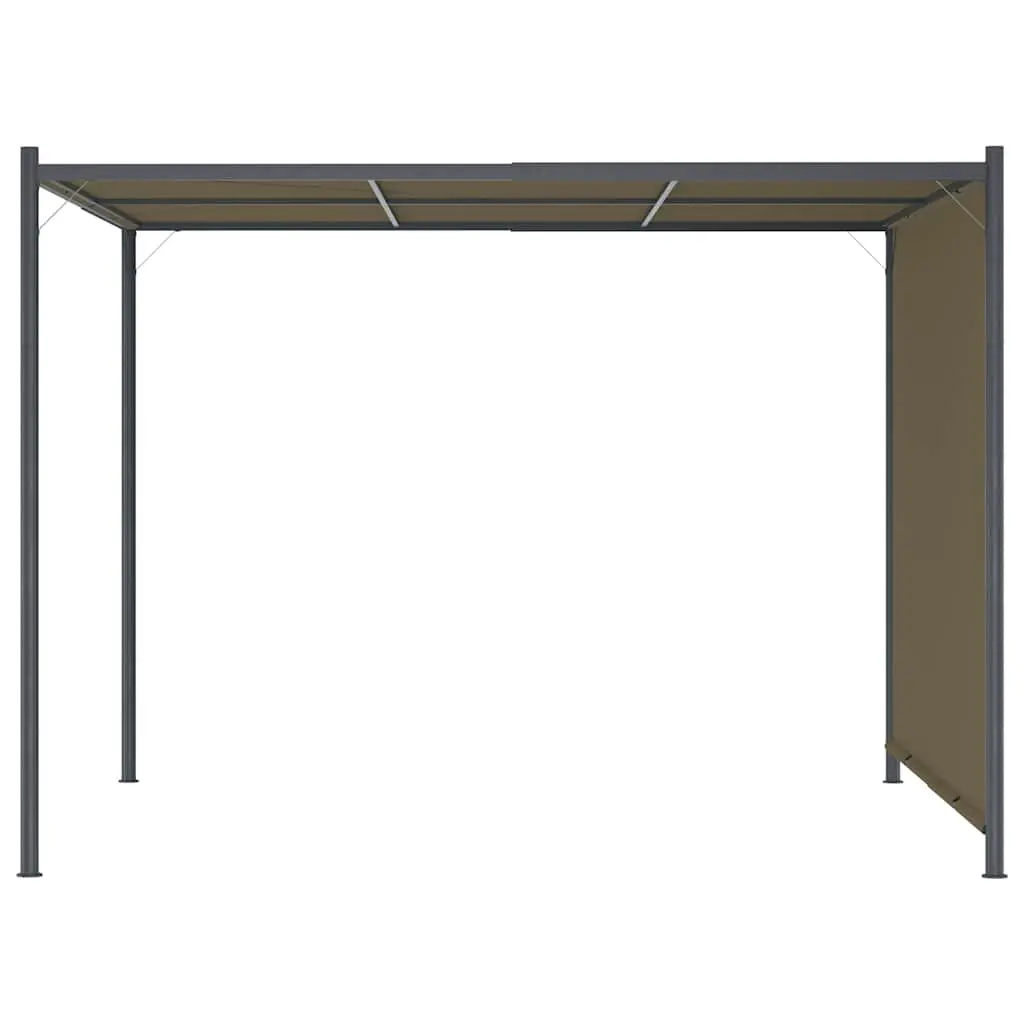 3x3m Pergola with Adjustable Canopy for Home
