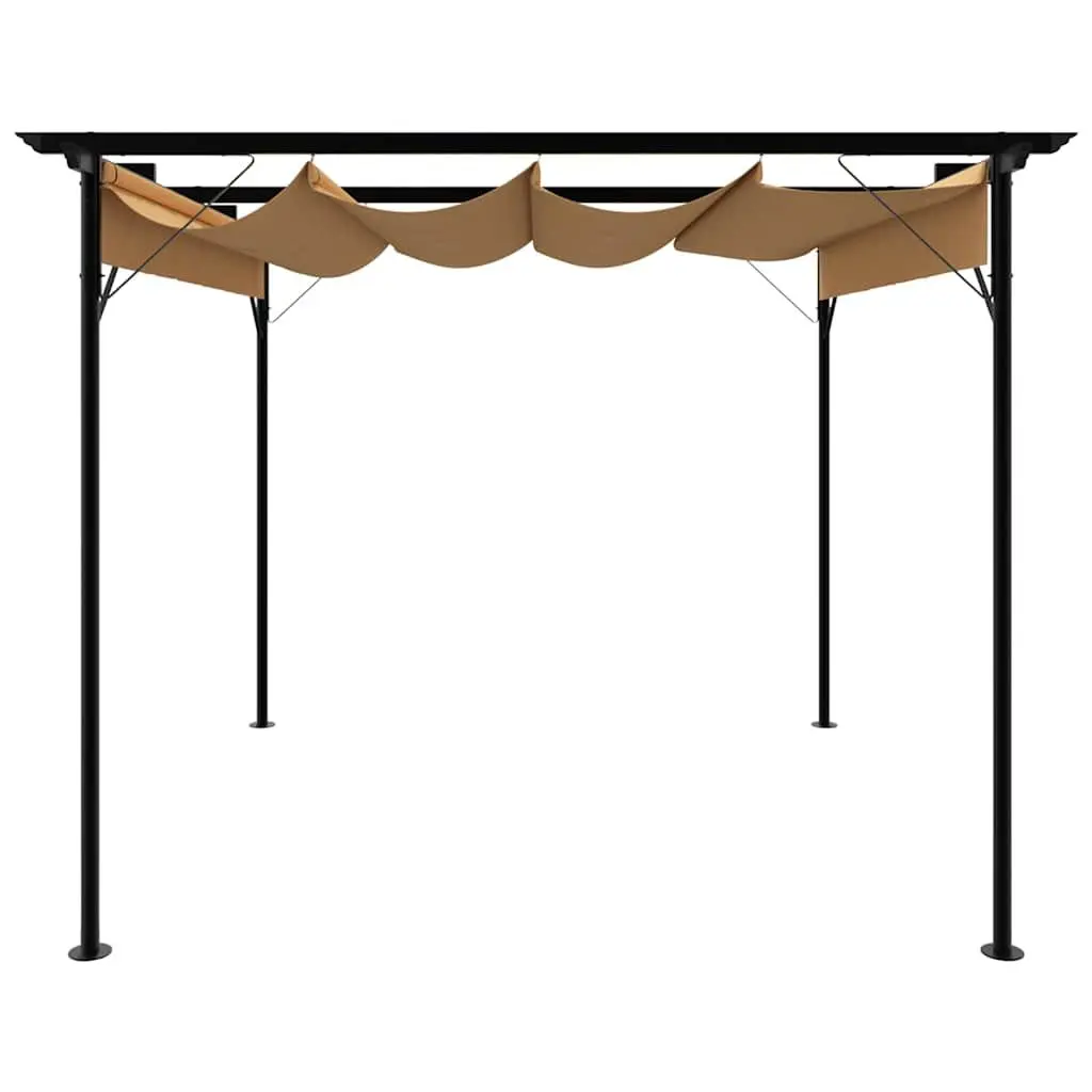 3x3m Pergola with Retractable Roof System