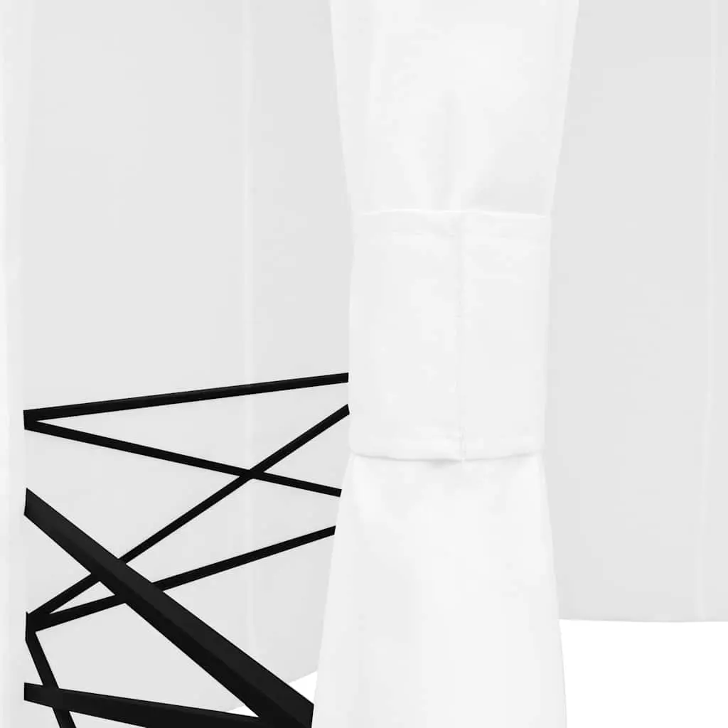 Garden Marquee Gazebo Outdoor Canopy Polyester Curtains 360x312x265cm White