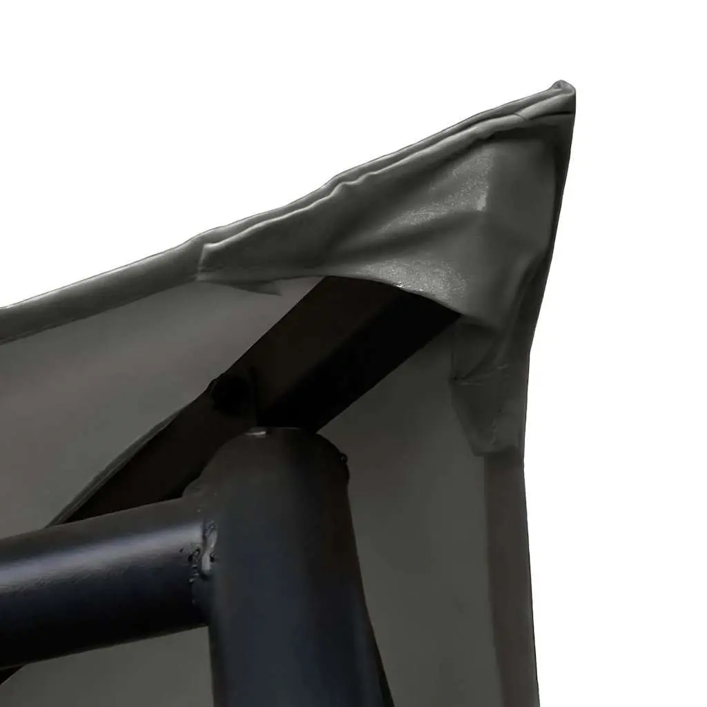 Gazebo Steel Frame 4x4x3 m Anthracite Oxford Fabric Outdoor Shelter Pavilion Garden Canopy Party