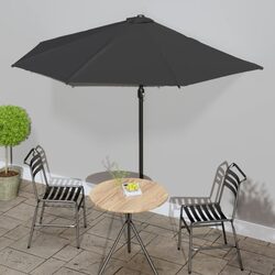 Practical Half Round Parasol for Everyday Use