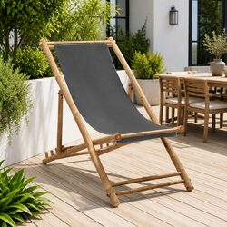 Folding Deck Chair for Outdoor Relaxation