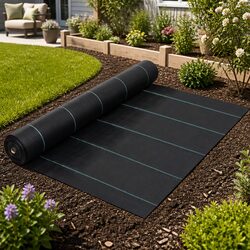 Ideal Weed Control Mat for Home Gardens 2x100 m