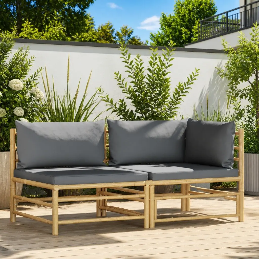 Bamboo Lounge Set for Outdoor Enjoyment