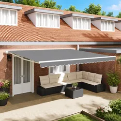 Versatile Retractable Awning Frame for Outdoor Spaces