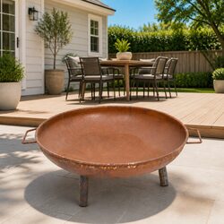 Fire Pit 67.5x58x22.5 cm for Outdoor Use