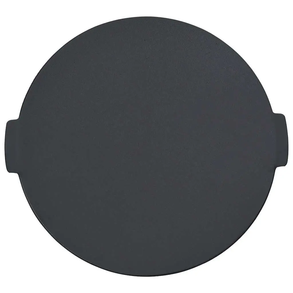 Outdoor Cooking Pan Cast Iron 44cm Black with Three-Leg Stand for Grilling Frying and Picnicking