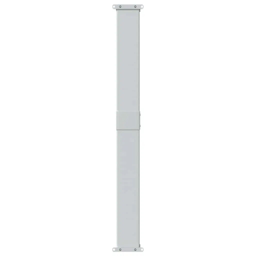 Retractable Side Awning Steel 140x600cm Grey Outdoor Sunshade Privacy Screen