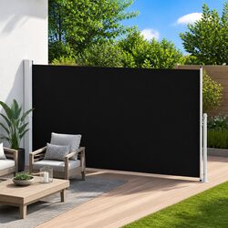 Practical Retractable Side Awning for Patios: 200x500cm