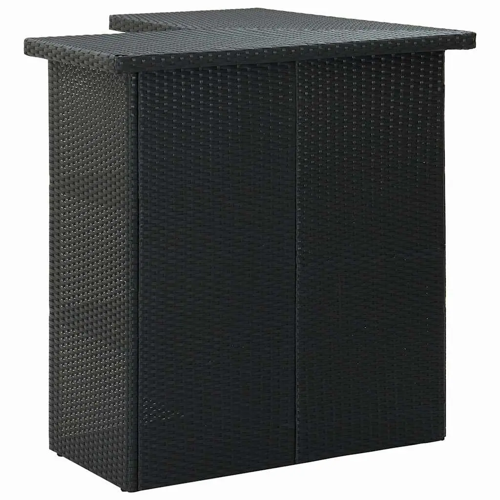 Black Corner Bar Table for Home Use