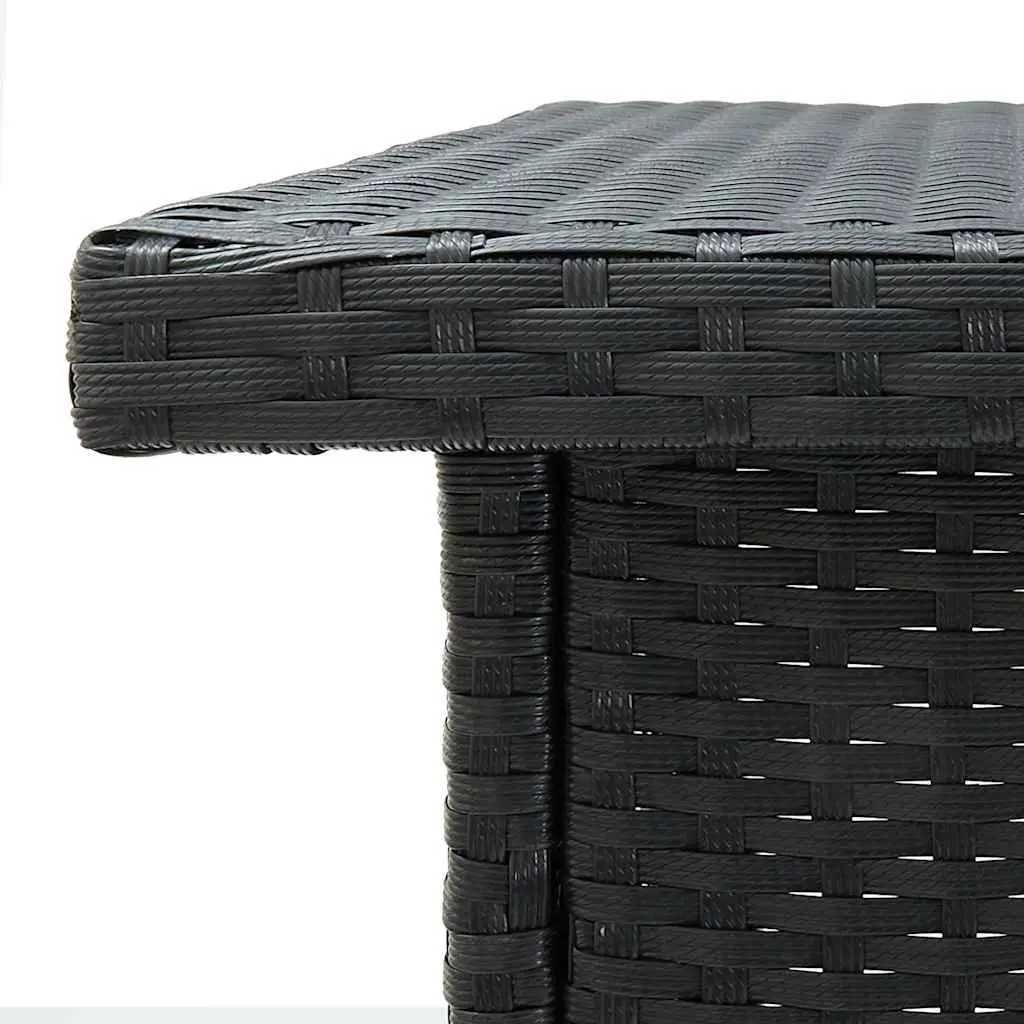 Black Corner Bar Table for Home Use