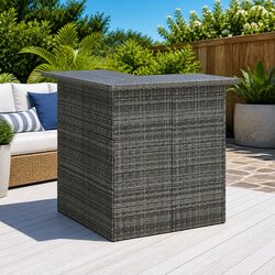 Practical Grey Corner Bar Table for Any Setting