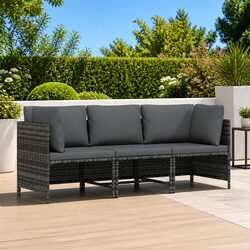 Versatile 3-Seater Garden Sofa for Relaxing Outdoors