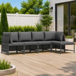 Practical 4-Piece Sectional Sofa Set for Your Garden
