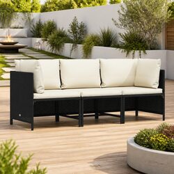 Perfect Addition for Your Garden: 3-Seater Lounge Sofa
