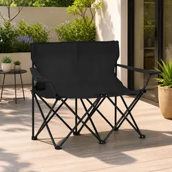Versatile 2-Seater Camping Chair for Outdoor Use