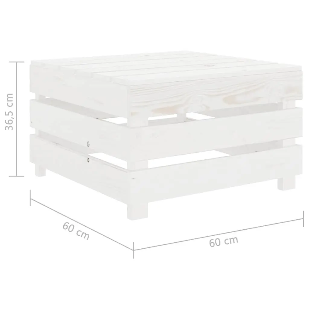 White Pallet Table for Outdoor Gatherings