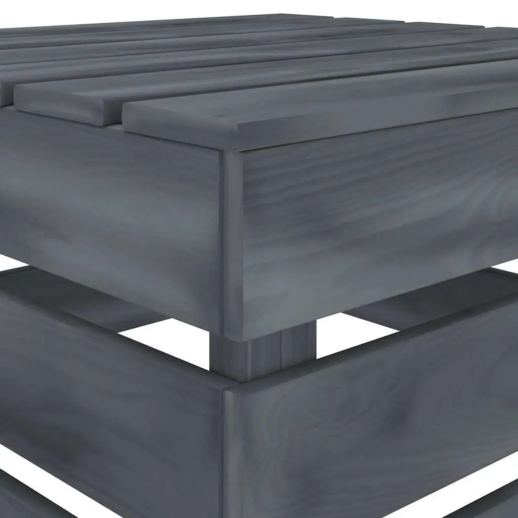 Pallet Table Pinewood Grey Outdoor Furniture Patio Garden Surface