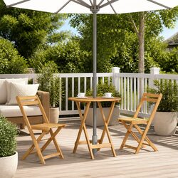 Versatile 70cm Folding Garden Table for Any Outdoor Space