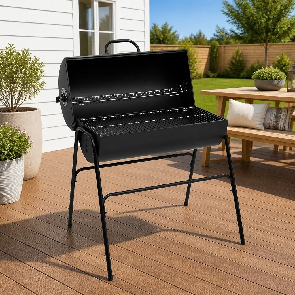 Barrel Grill BBQ for Outdoor Cooking