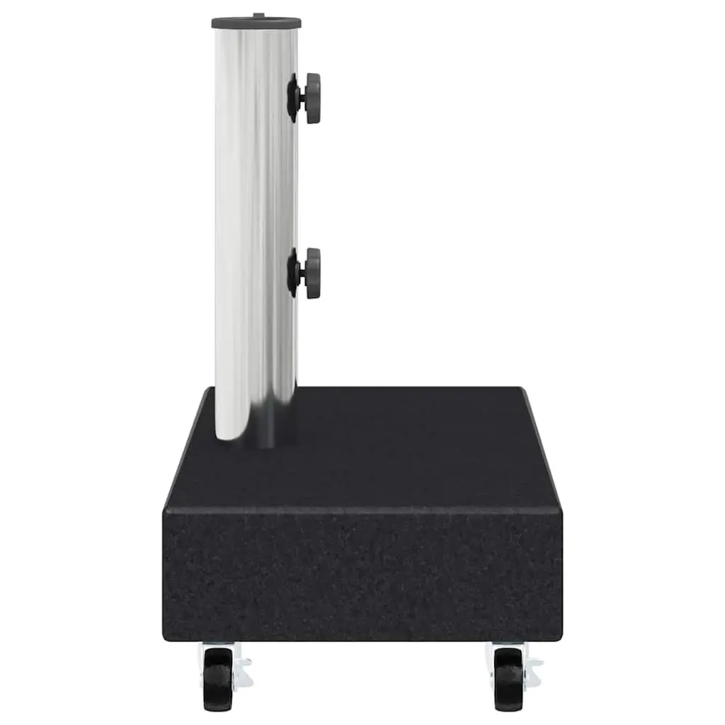 Umbrella Base Granite Heavy Duty Black Outdoor Parasol Stand Holder