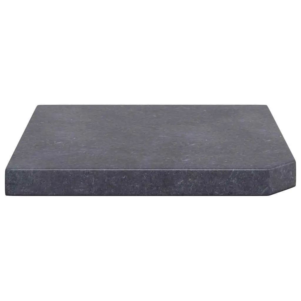 Umbrella Weight Plate Granite Square 25kg Black Base Stand