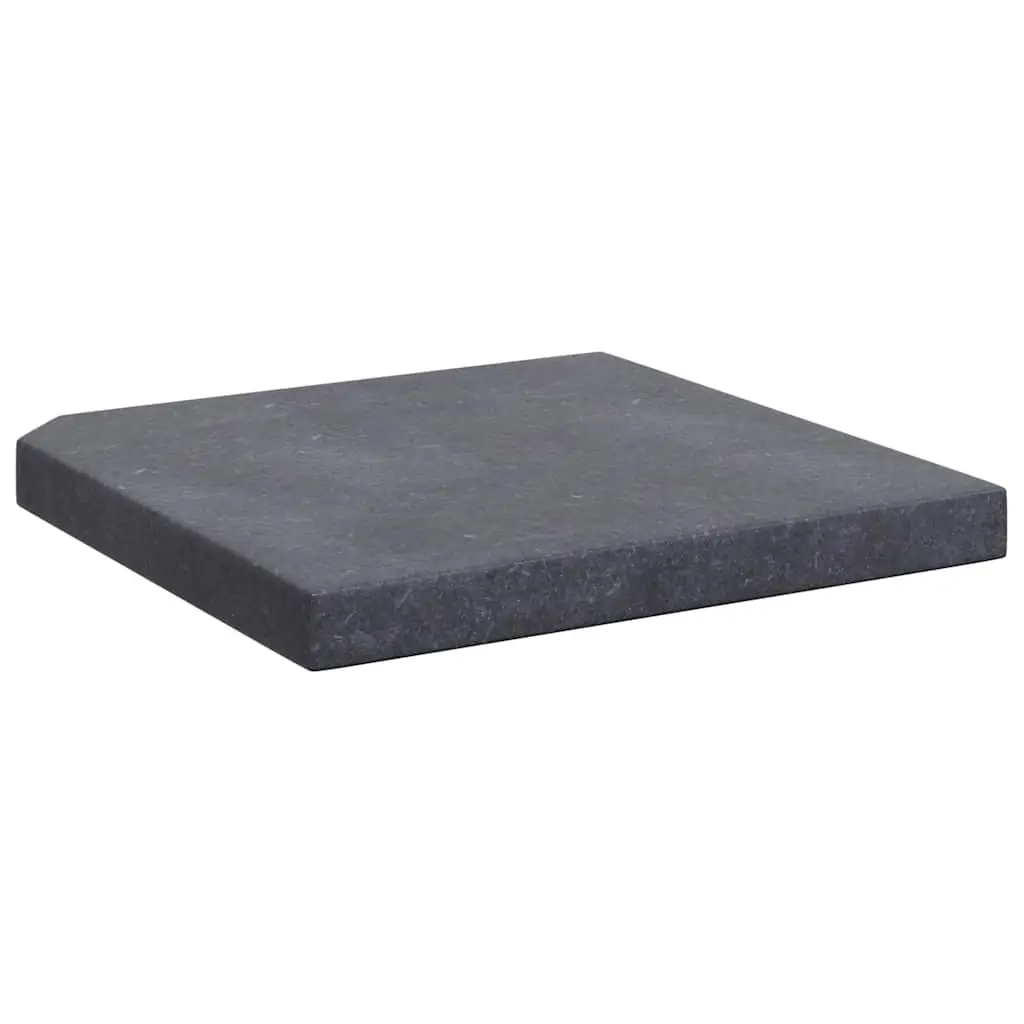 Umbrella Weight Plate Granite Square 25kg Black Base Stand