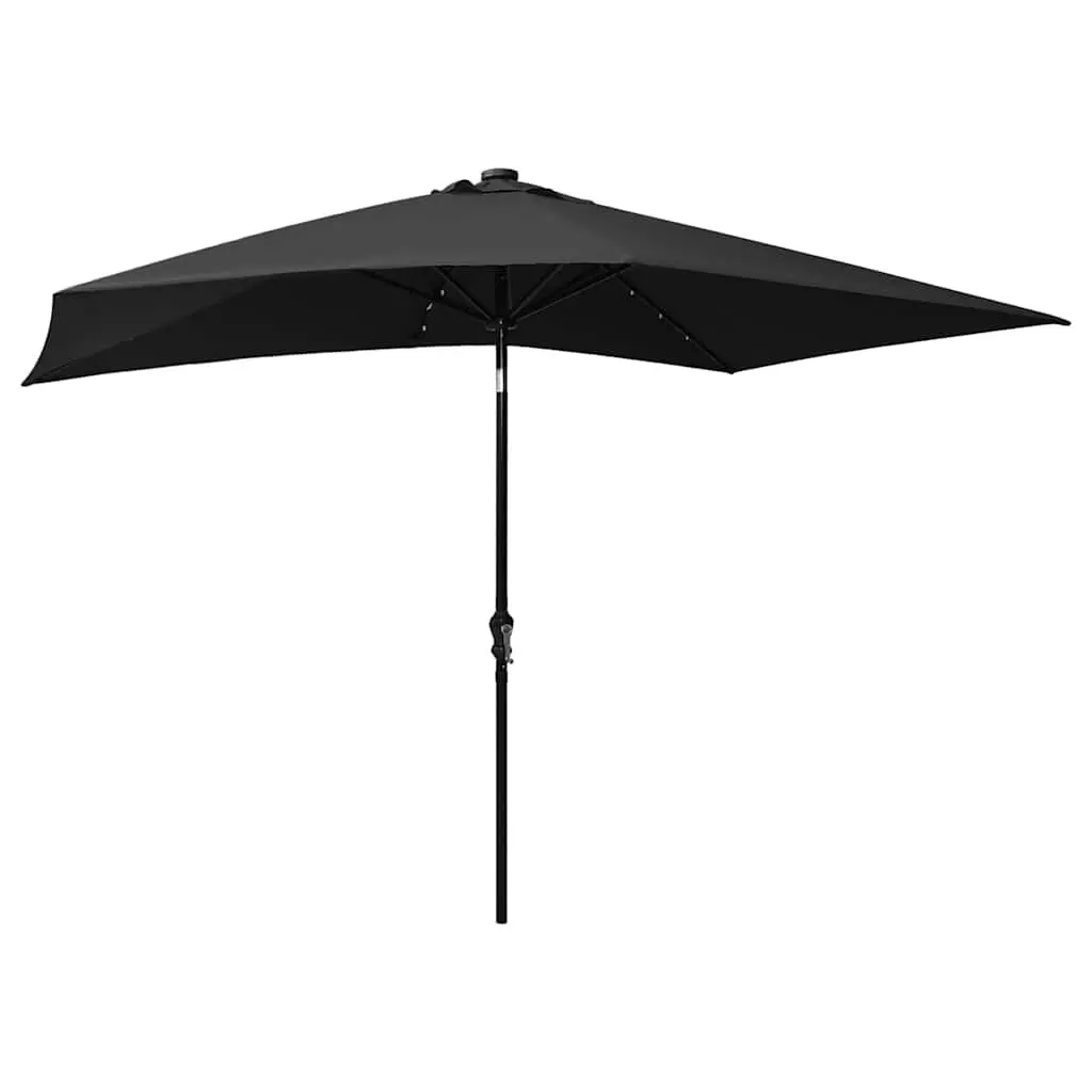 2x3m Garden Parasol with LED Lights