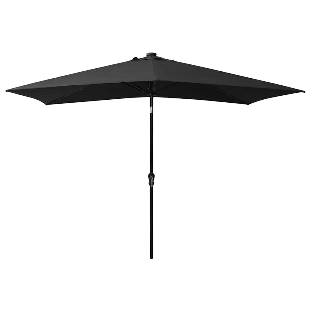 2x3m Garden Parasol with LED Lights