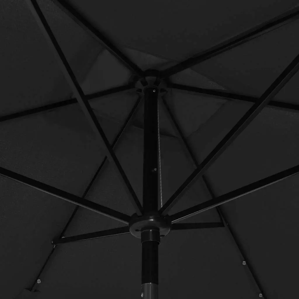 2x3m Garden Parasol with LED Lights
