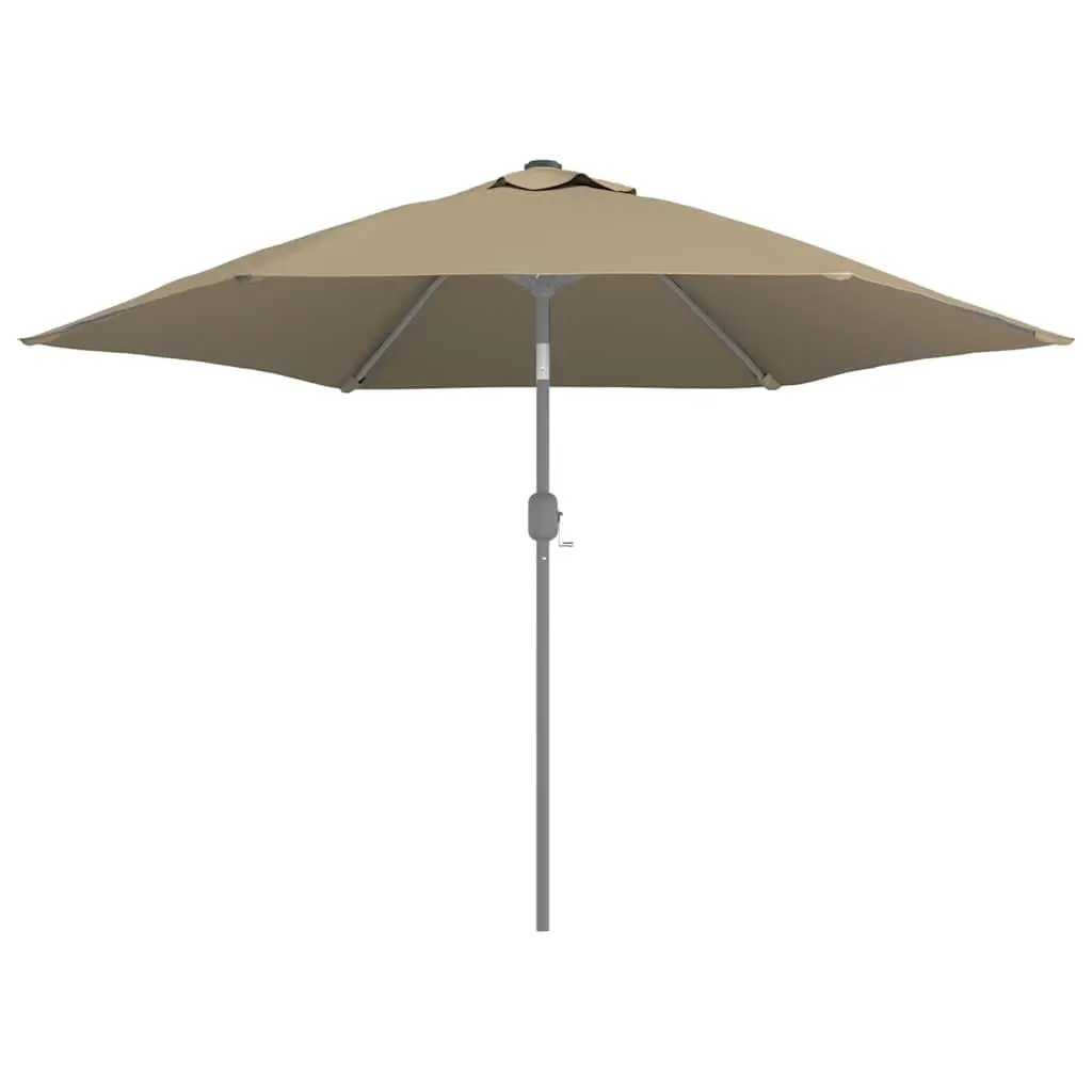 Replacement Parasol Fabric Polyester 300cm Taupe UV Protection