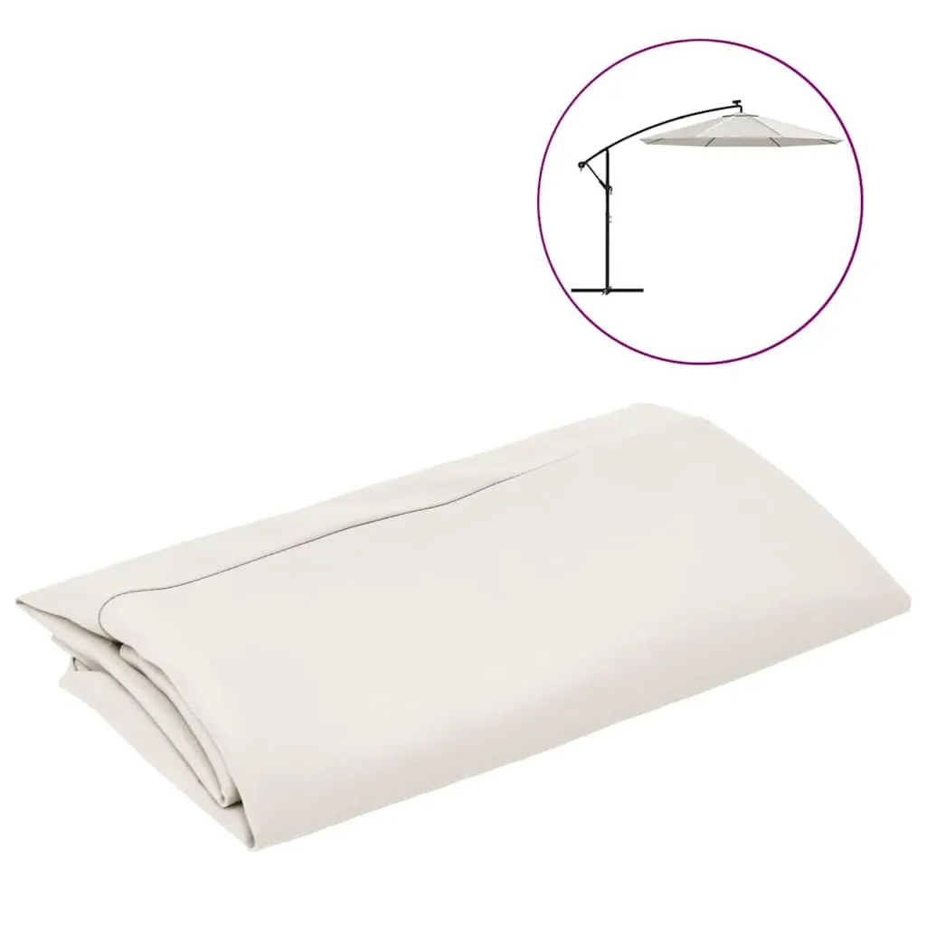 Replacement Fabric Cantilever Umbrella 300 cm Sand Polyester