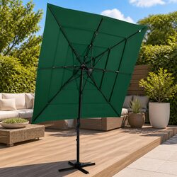 Ideal 4-Tier Garden Parasol for Any Outdoor Setting