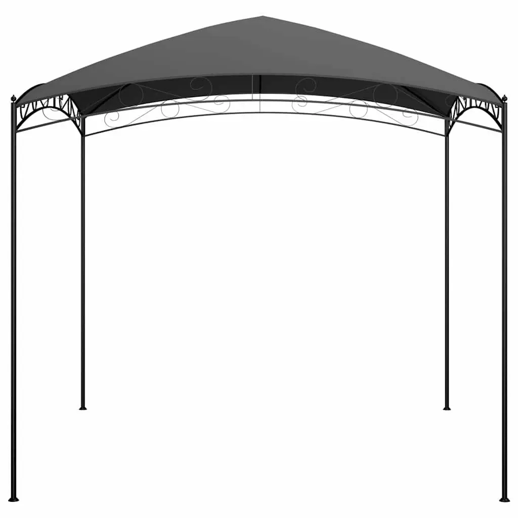 Gazebo Steel 3x3x2.65m Anthracite Outdoor Pavilion Canopy Shelter