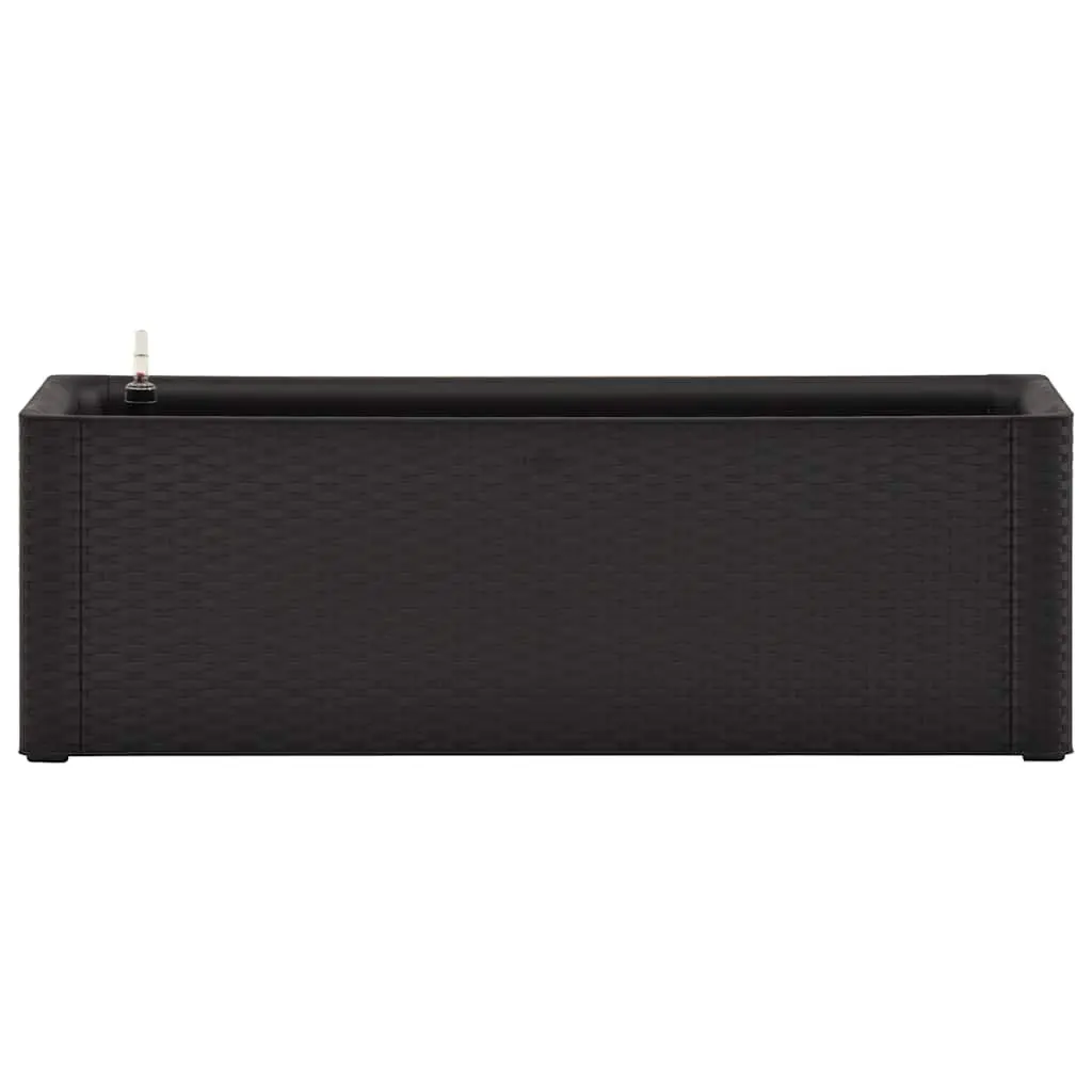Raised Garden Bed Self Watering System Anthracite 100 x 43 x 33 cm PP