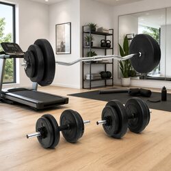Functional 60kg Weight Set for Diverse Home Workouts