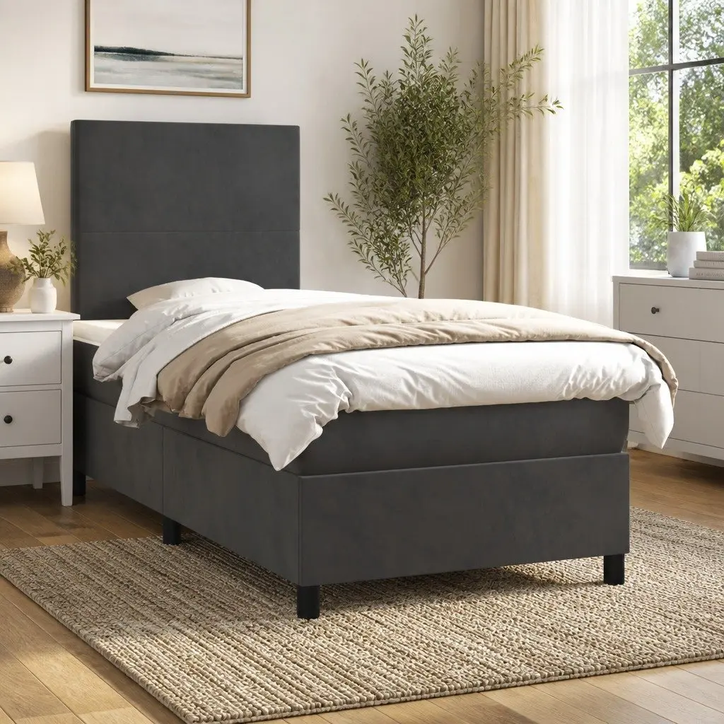 King Single Bed with Adjustable Headboard and LEDs