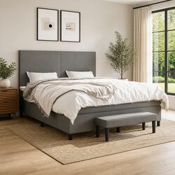 Versatile Queen Size Box Spring Bed for Any Bedroom Setup
