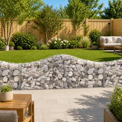 Practical 5 pcs Arched Gabion Baskets for Your Garden
