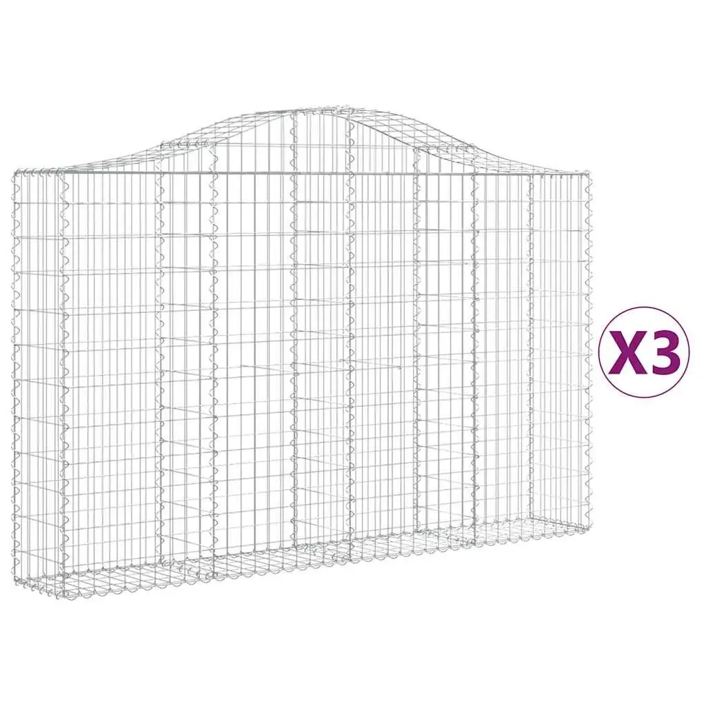 Arched Gabion Baskets for Outdoor Settings