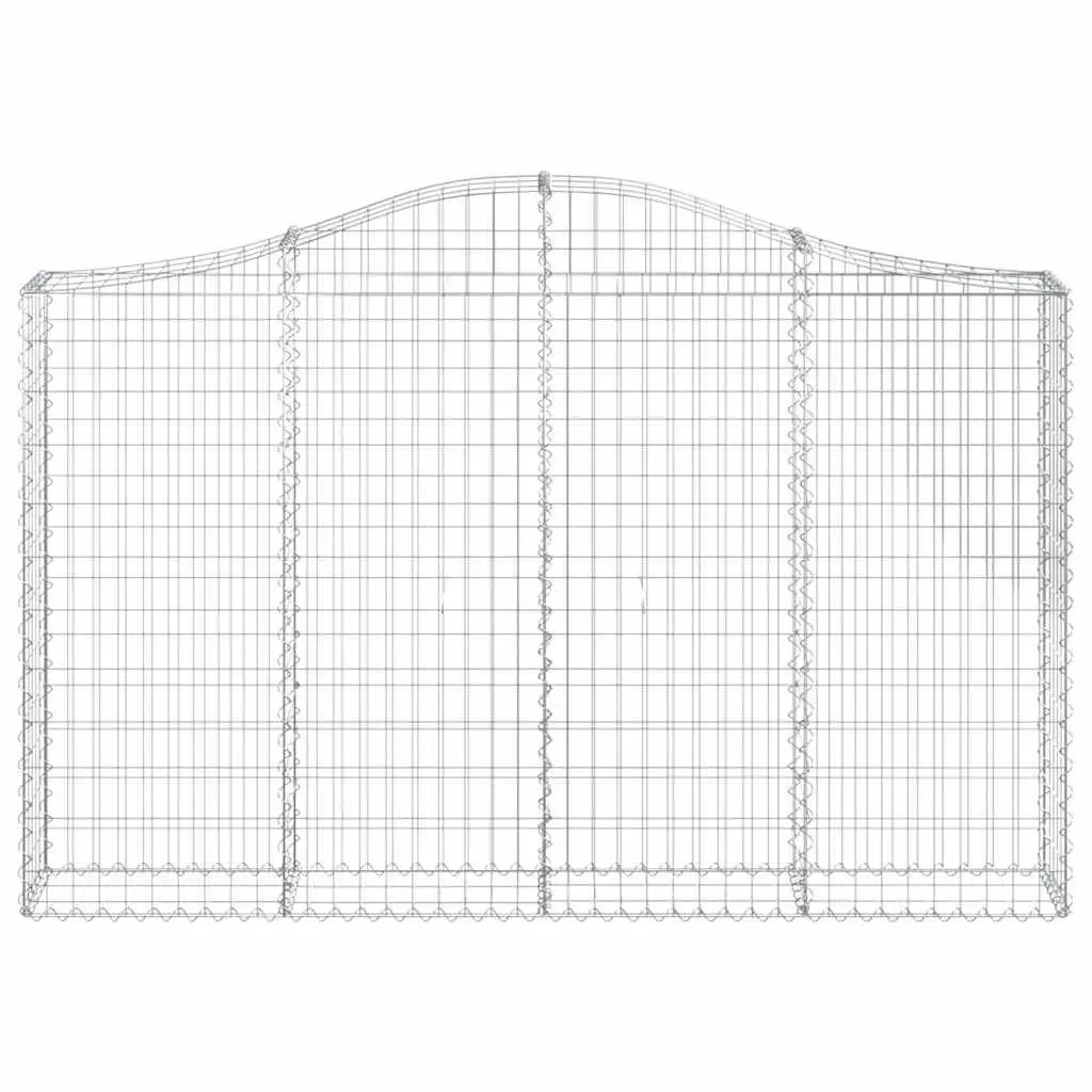 Arched Gabion Baskets for Outdoor Settings