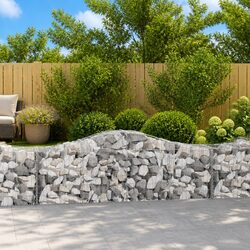 Versatile Arched Gabion Baskets for Backyard Use