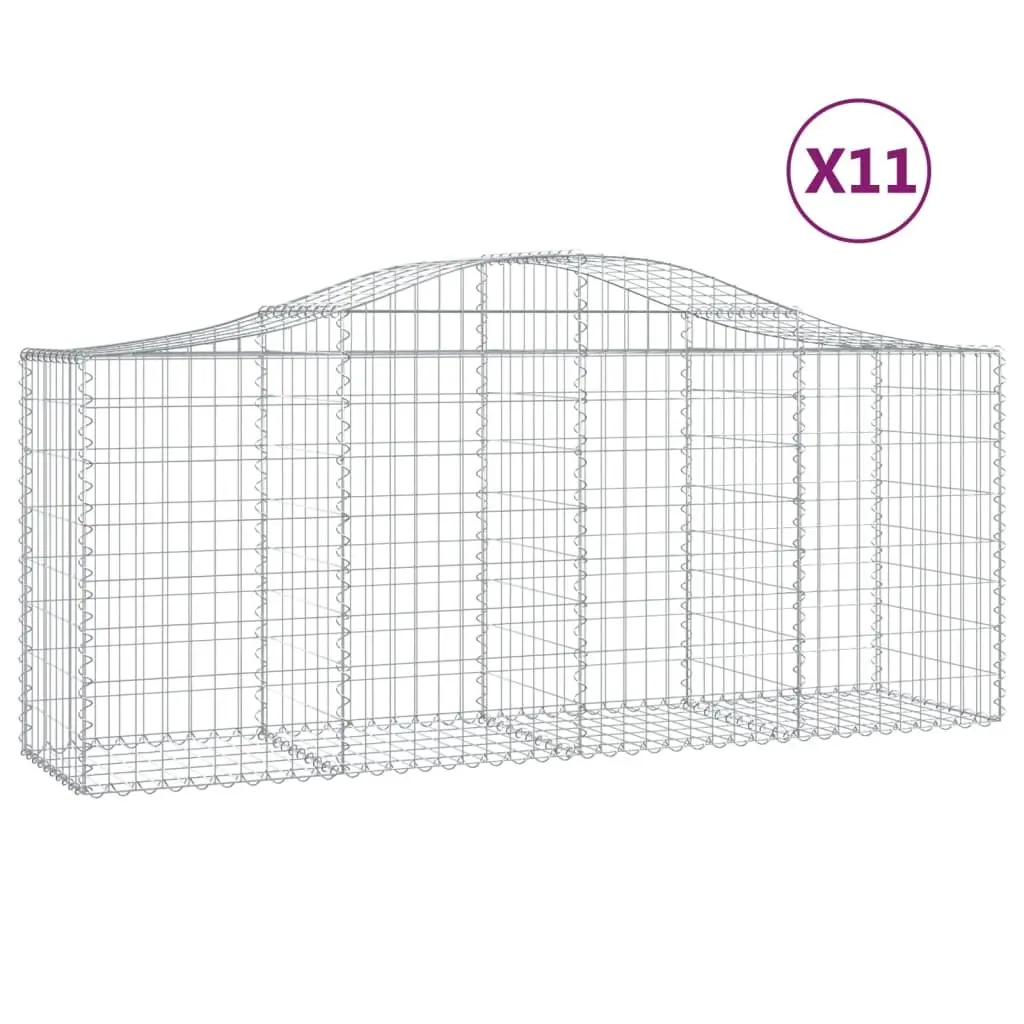 11 pcs Arched Gabion Baskets for Home Use
