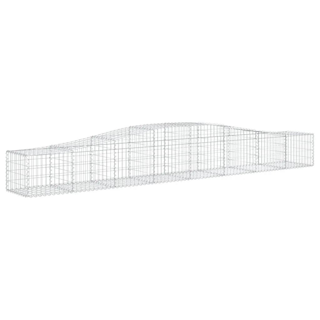 2-Piece Arched Gabion Basket Set