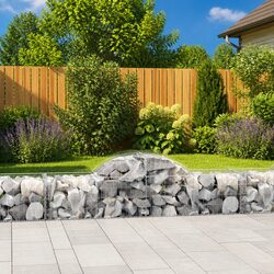 Practical Arched Gabion Baskets for Your Garden 2 pcs